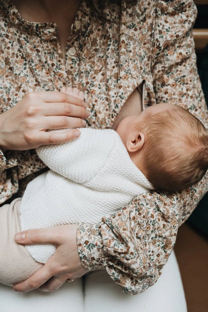Flowers Blouse - Maternity & Nursing